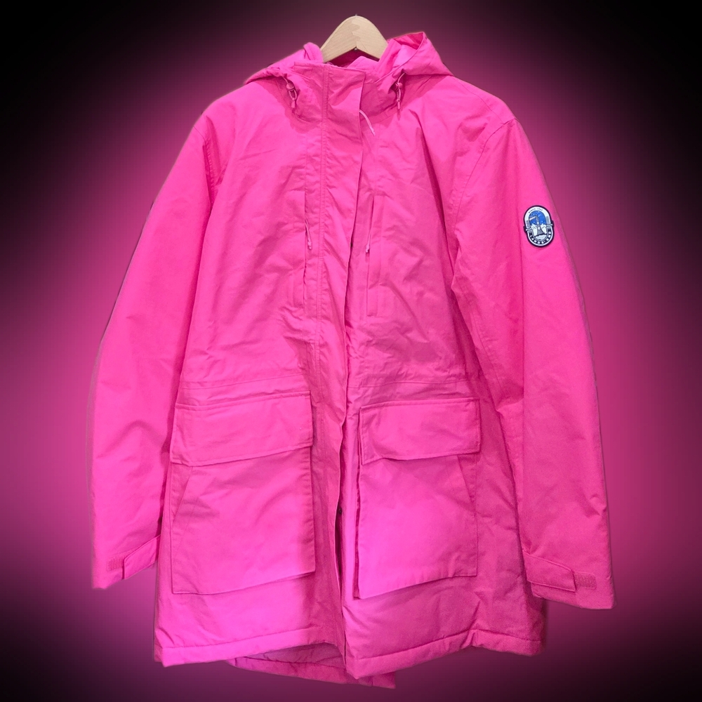 Lands End Squall Insulated Parka Prism Pink NWOT XL